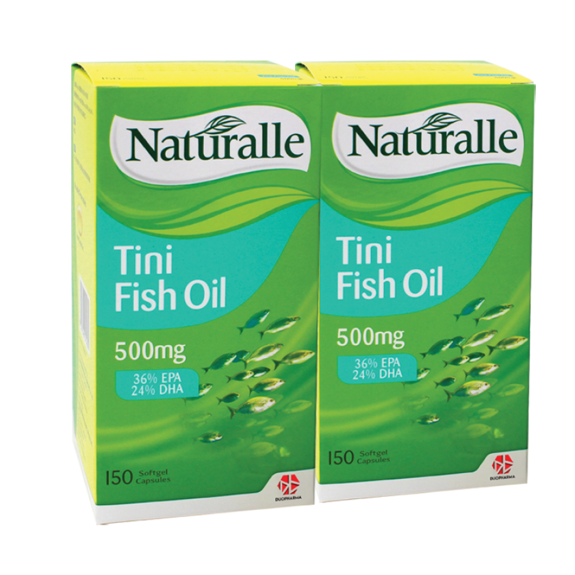 NATURALLE TINI FISH OIL 500MG 150's + 150's